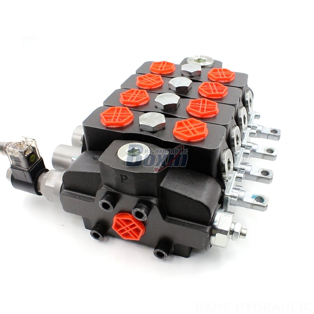 SD8-Electric unloading valve Manual 4 Spool Sectional Directional Valve | OEM Services main image